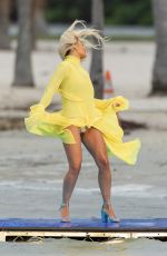 RITA ORA on the Set of a Video in Miami 01/10/2020