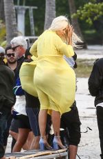 RITA ORA on the Set of a Video in Miami 01/10/2020