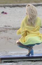 RITA ORA on the Set of a Video in Miami 01/10/2020