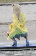 RITA ORA on the Set of a Video in Miami 01/10/2020