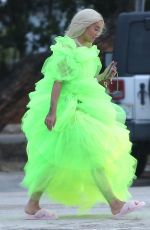 RITA ORA on the Set of Deichmann Comercial in Miami 01/10/2020