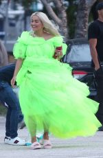 RITA ORA on the Set of Deichmann Comercial in Miami 01/10/2020