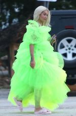 RITA ORA on the Set of Deichmann Comercial in Miami 01/10/2020