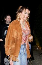 RITA ORA Out for Dinner in Los Feliz 01/24/2020