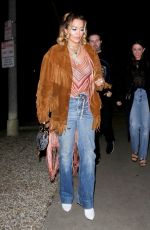 RITA ORA Out for Dinner in Los Feliz 01/24/2020