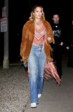 RITA ORA Out for Dinner in Los Feliz 01/24/2020