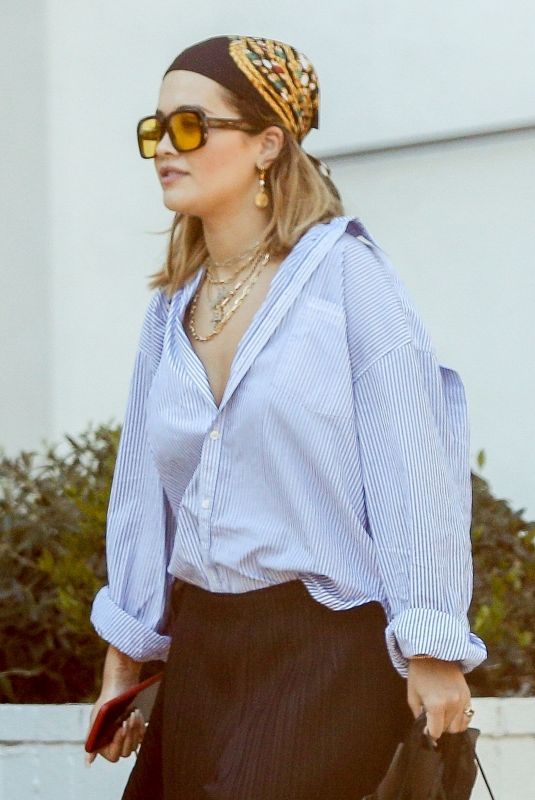 RITA ORA Out Shopping for Jewelry in Beverly Hills 01/23/2020