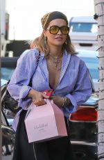 RITA ORA Out Shopping for Jewelry in Beverly Hills 01/23/2020