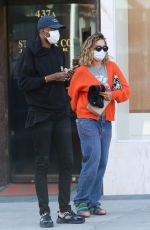 RITA ORA Wearing a Face Mask at a Medical Building in Beverly Hills 01/03/2020