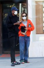 RITA ORA Wearing a Face Mask at a Medical Building in Beverly Hills 01/03/2020