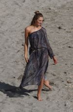 ROMEE STRIJD at a VS Photoshoot on the Beach 01/25/2020