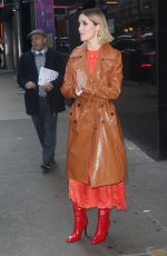 ROSE BYRNE Arrives at Good Morning America in New York 01/08/2020