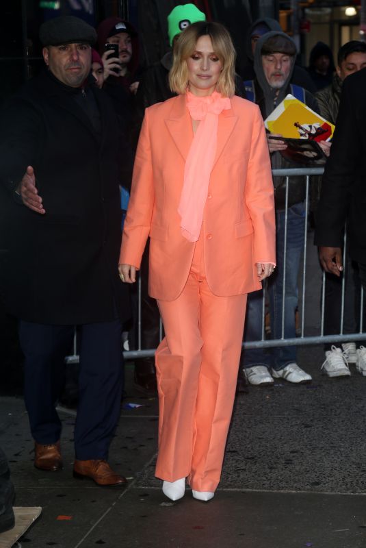 ROSE BYRNE Arrives at Good Morning America in New York 01/08/2020