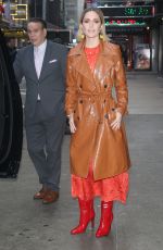 ROSE BYRNE Arrives at Good Morning America in New York 01/08/2020