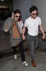 ROSE LESLIE and Kit Harington at LAX Airport in Los Angeles 01/06/2020