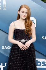 SADIE SINK at 26th Annual Screen Actors Guild Awards in Los Angeles 01/19/2020