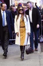SALMA HAYEK Arrives at Good Morning America Studio in New York 01/07/2020