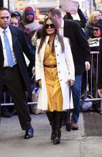SALMA HAYEK Arrives at Good Morning America Studio in New York 01/07/2020