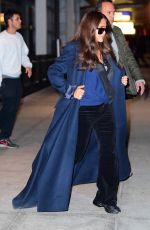 SALMA HAYEK at JFK AIrport in New York 01/06/2020
