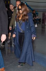 SALMA HAYEK at JFK AIrport in New York 01/06/2020