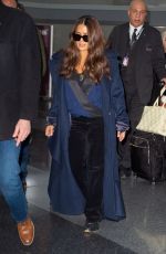 SALMA HAYEK at JFK AIrport in New York 01/06/2020