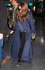 SALMA HAYEK at JFK AIrport in New York 01/06/2020