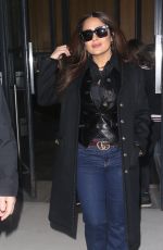SALMA HAYEK Leaves Watch What Happens lLive in New York 01/08/2020