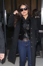 SALMA HAYEK Leaves Watch What Happens lLive in New York 01/08/2020
