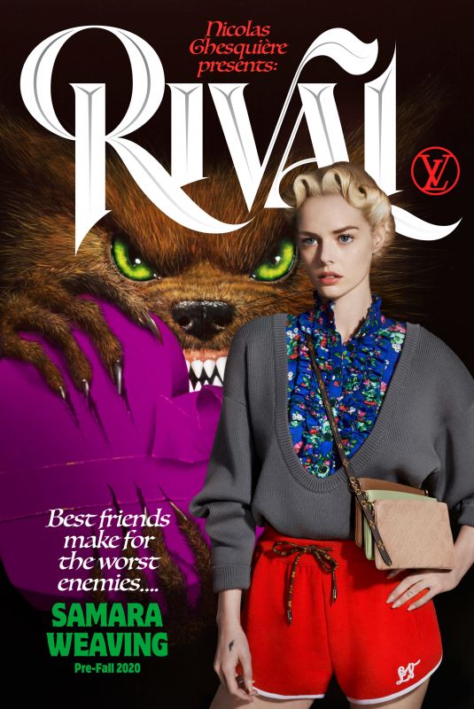 SAMARA WEAVING for Louis Vuitton Pre-fall 2020 Campaign
