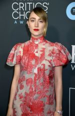 SAOIRSE RONAN at 25th Annual Critics Choice Awards in Santa Monica 01/12/2020