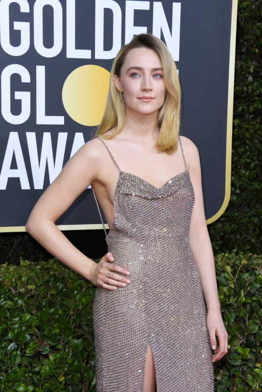 SAOIRSE RONAN at 77th Annual Golden Globe Awards in Beverly Hills 01/05/2020