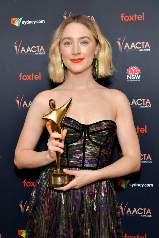 SAOIRSE RONANA at 9th Aacta International Awards in West Hollywood 01/03/2020