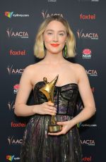 SAOIRSE RONANA at 9th Aacta International Awards in West Hollywood 01/03/2020