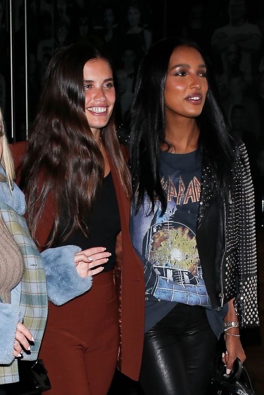 SARA SAMPAIO and JASMINE TOOKES at Catch LA in West Hollywood 01/10/2020
