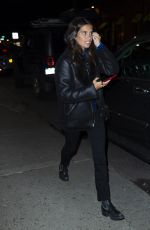 SARA SAMPAIO Leaves Victoria’s Secret Photoshoot in New York 01/07/2020