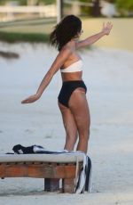 SARAH HYLAND, ASHLEY NEWBROUGH and CIARA ROBINSON in Bikinis at a Beach in Cancun 12/31/2019