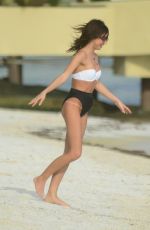 SARAH HYLAND, ASHLEY NEWBROUGH and CIARA ROBINSON in Bikinis at a Beach in Cancun 12/31/2019