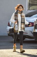 SARAH HYLAND Heading to Pilates Class in Studio City 01/13/2020