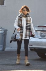 SARAH HYLAND Heading to Pilates Class in Studio City 01/13/2020
