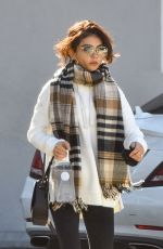 SARAH HYLAND Heading to Pilates Class in Studio City 01/13/2020