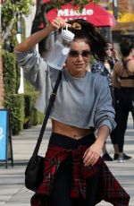 SARAH HYLAND Leaves a Gym Class in Studio City 01/15/2020