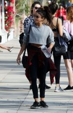 SARAH HYLAND Leaves a Gym Class in Studio City 01/15/2020