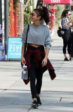 SARAH HYLAND Leaves a Gym Class in Studio City 01/15/2020