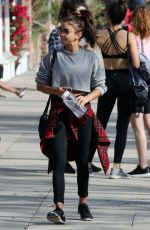SARAH HYLAND Leaves a Gym Class in Studio City 01/15/2020