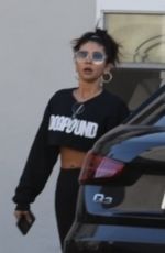 SARAH HYLAND Leaves a Gym in Los Angeles 01/10/2020