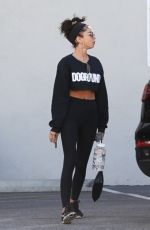 SARAH HYLAND Leaves a Gym in Los Angeles 01/10/2020