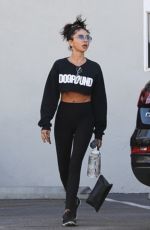 SARAH HYLAND Leaves a Gym in Los Angeles 01/10/2020