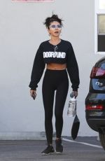 SARAH HYLAND Leaves a Gym in Los Angeles 01/10/2020