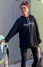 SARAH HYLAND Leaves Her Stylist