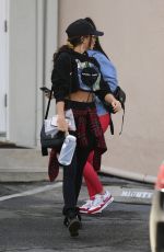 SARAH HYLAND Leaves Pilates Class in Los Angeles 01/17/2020